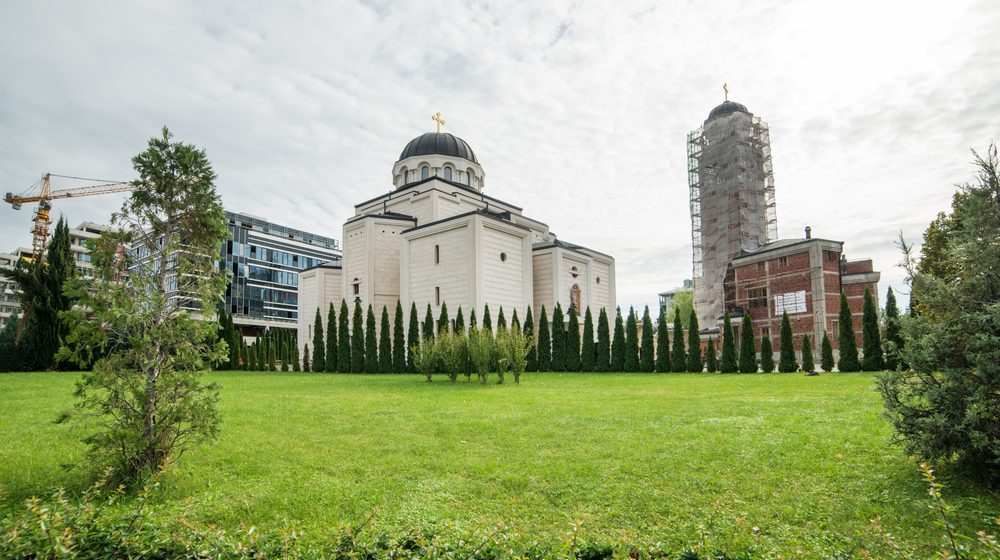 Požar kod crkve Svetog Dimitrija na Novom Beogradu 1