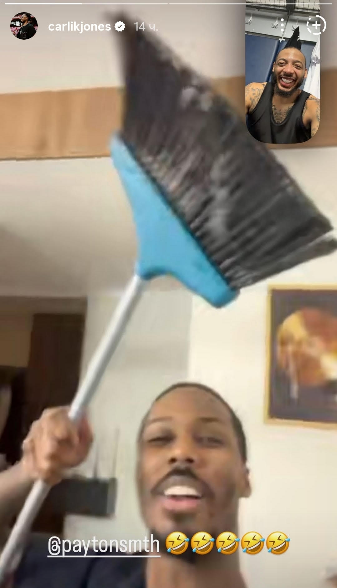 (FOTO) Karlik Džons imao poruku za večitog rivala nakon derbija 2 Foto: Instagram Printscreen/carlikjones
