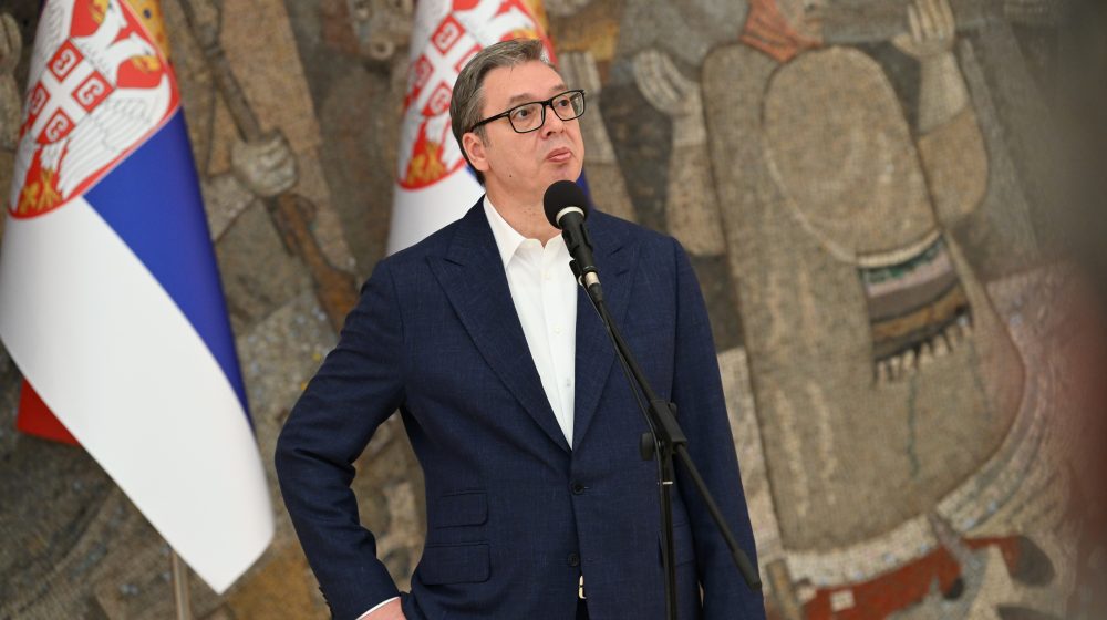 Miting podrške predsedniku Srbije u Kumanovu 1