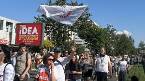 "Ovde je sve počelo": Studentski protest u Novom Sadu, građani se uputili ka turbo kružnom toku 3
