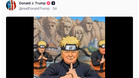 Tramp naljutio Japan zbog objava sa anime likovima 1 Tramp kao Naruto