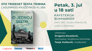 Roman koji će vas preplaviti osećanjima – „O jednoj sestri“ Markusa Jarla tema 136. Laguninog književnog kluba