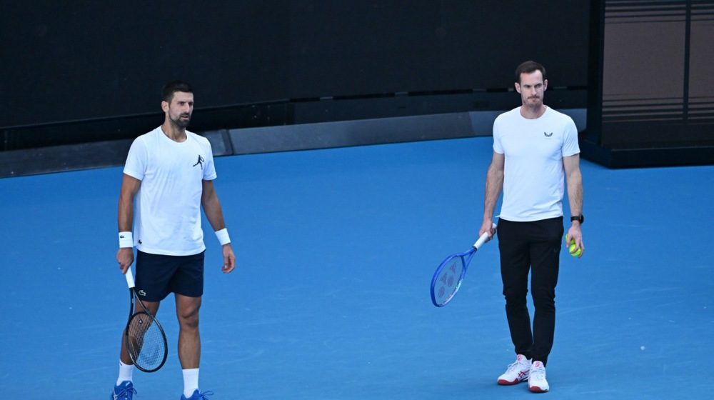 Novak Đoković i Endi Marej, Foto: EPA/JAMES ROSS AUSTRALIA AND NEW ZEALAND OUT
