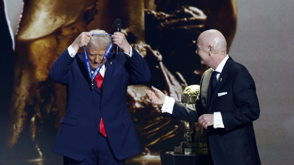 Donlald Tramp i Đani Infantino, Foto: EPA/WILL OLIVER
