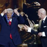 Donlald Tramp i Đani Infantino, Foto: EPA/WILL OLIVER