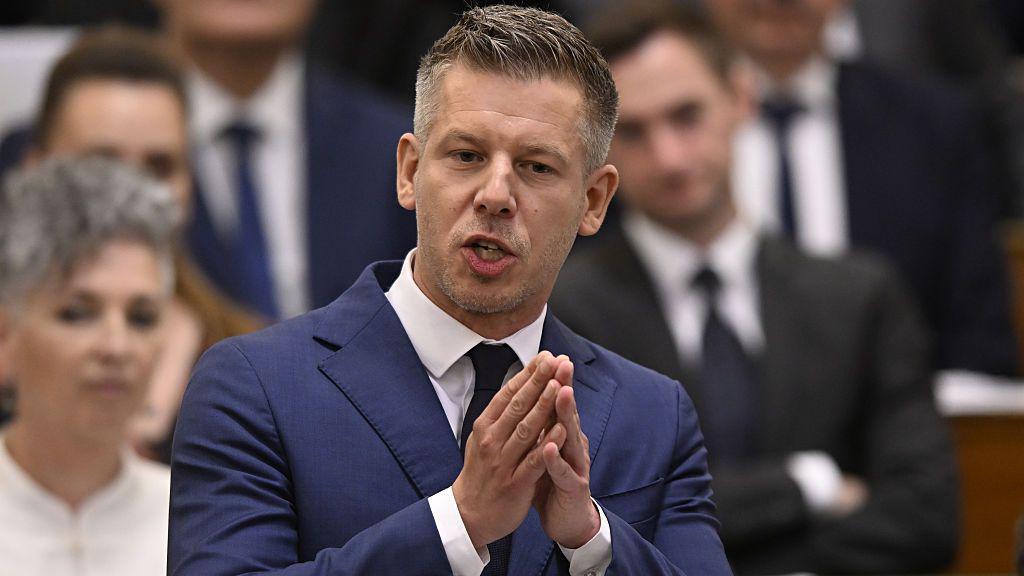 Mađarski poslanici protiv povratka Orbana, ograničili vladavinu premijera na osam godina 1 Peter Mađar u plavom odelu