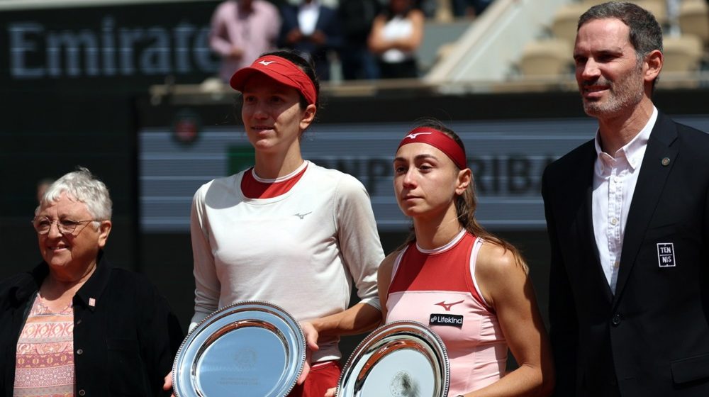 Aleksandra Krunić i Ana Danilina, Foto: EPA/MOHAMMED BADRA