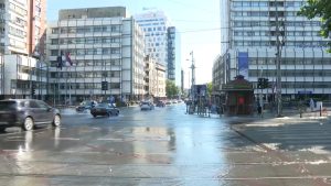 Pukla cev kod Mašinskog fakulteta (VIDEO)