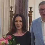 Ketrin Zita Džouns i Aleksandar Vučić