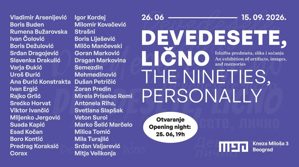devedesete, lično izložba