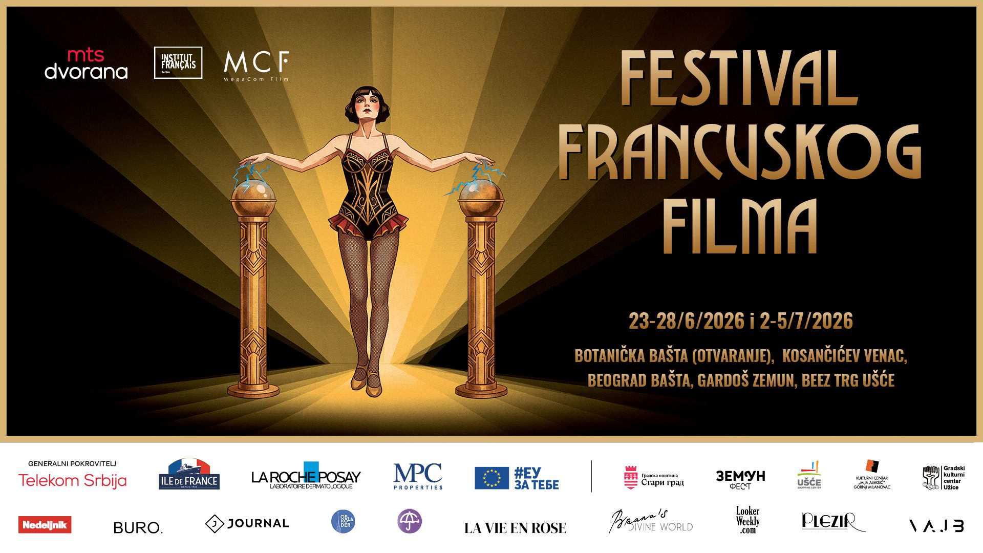 Osmi Festival francuskog filma u šest gradova Srbi