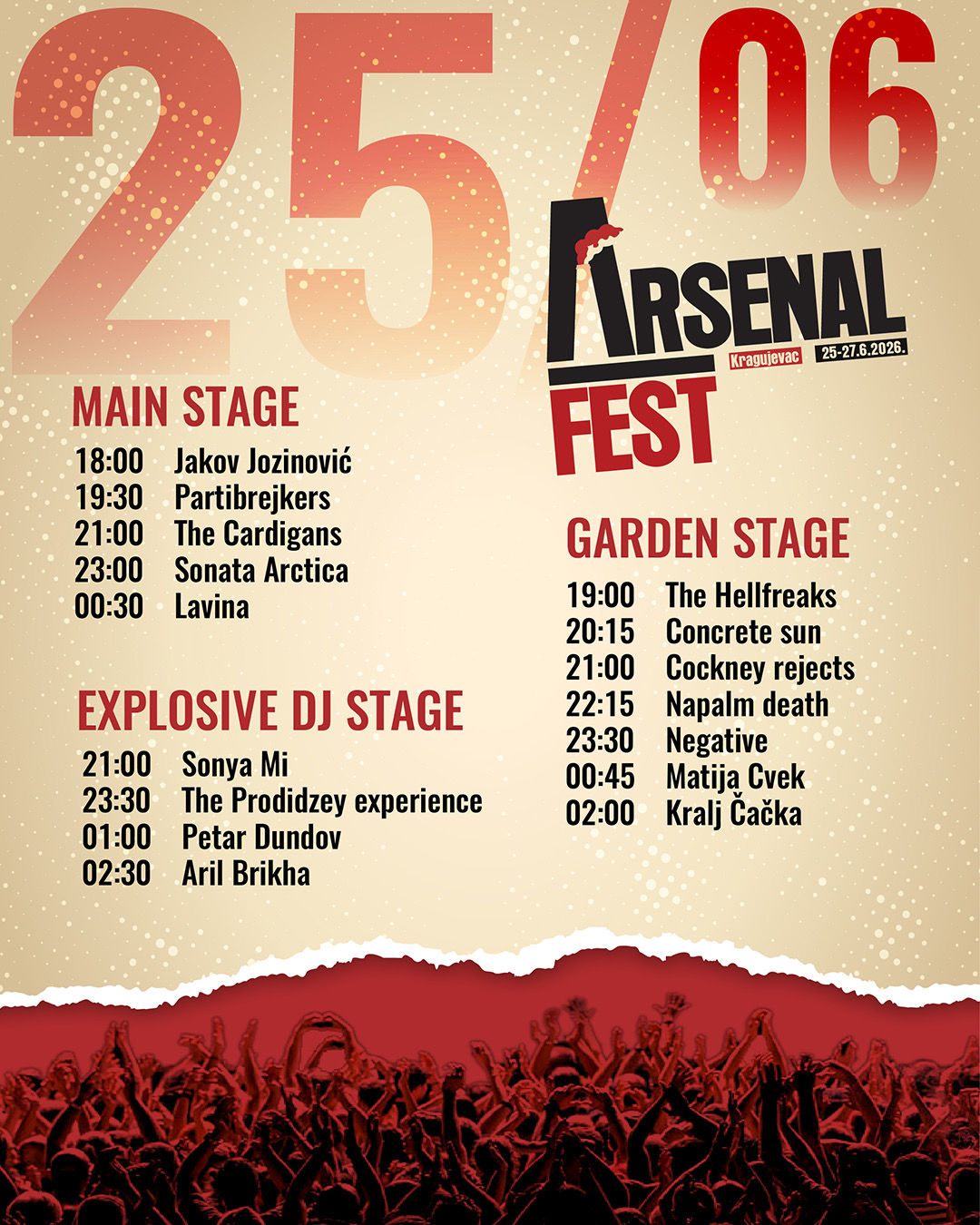 Još šest dana do Arsenal Festa: Objavljena satnica, evo šta preporučujemo da ne propustite 2 Još šest dana do Arsenal Festa: Objavljena satnica, evo šta preporučujemo da ne propustite 1