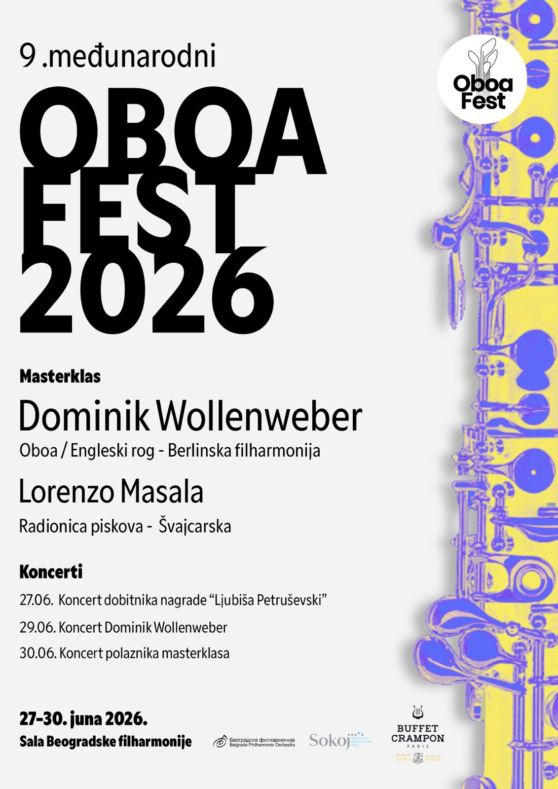 Deveti Oboa Fest od 27. do 30. juna u Beogradu 3 Deveti Oboa Fest od 27. do 30. juna u Beogradu 2