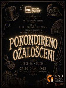 Večeras "Pokondireno ožalošćeni” na Letnjoj sceni Fakulteta savremenih umetnosti: Studenti glume pozivaju publiku na svoju predstavu 10 Večeras "Pokondireno ožalošćeni” na Letnjoj sceni Fakulteta savremenih umetnosti: Studenti glume pozivaju publiku na svoju predstavu 8