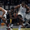 Isak Bonga, Džastin Anderson i Mfiondu Kabengele Partizan Dubai