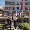 Protiv nasilja i grube politizacije obrazovanja: Protest Unije sindikata prosvetnih radnika Kragujevca ispred Školske uprave 9