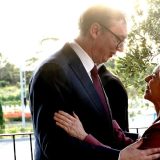 Aleksandar Vučić i Ursula fon der Laken