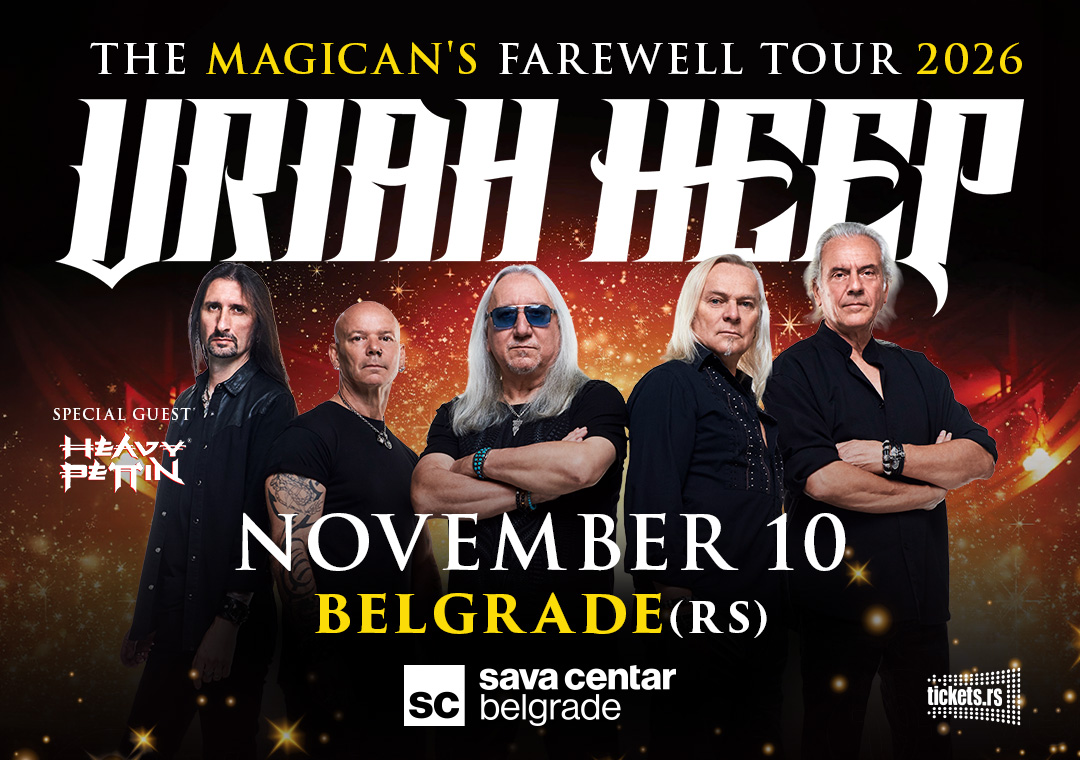 Uriah Heep u Sava Centru 10. novembra 2026 2 Uriah Heep u Sava Centru 10. novembra 2026 1