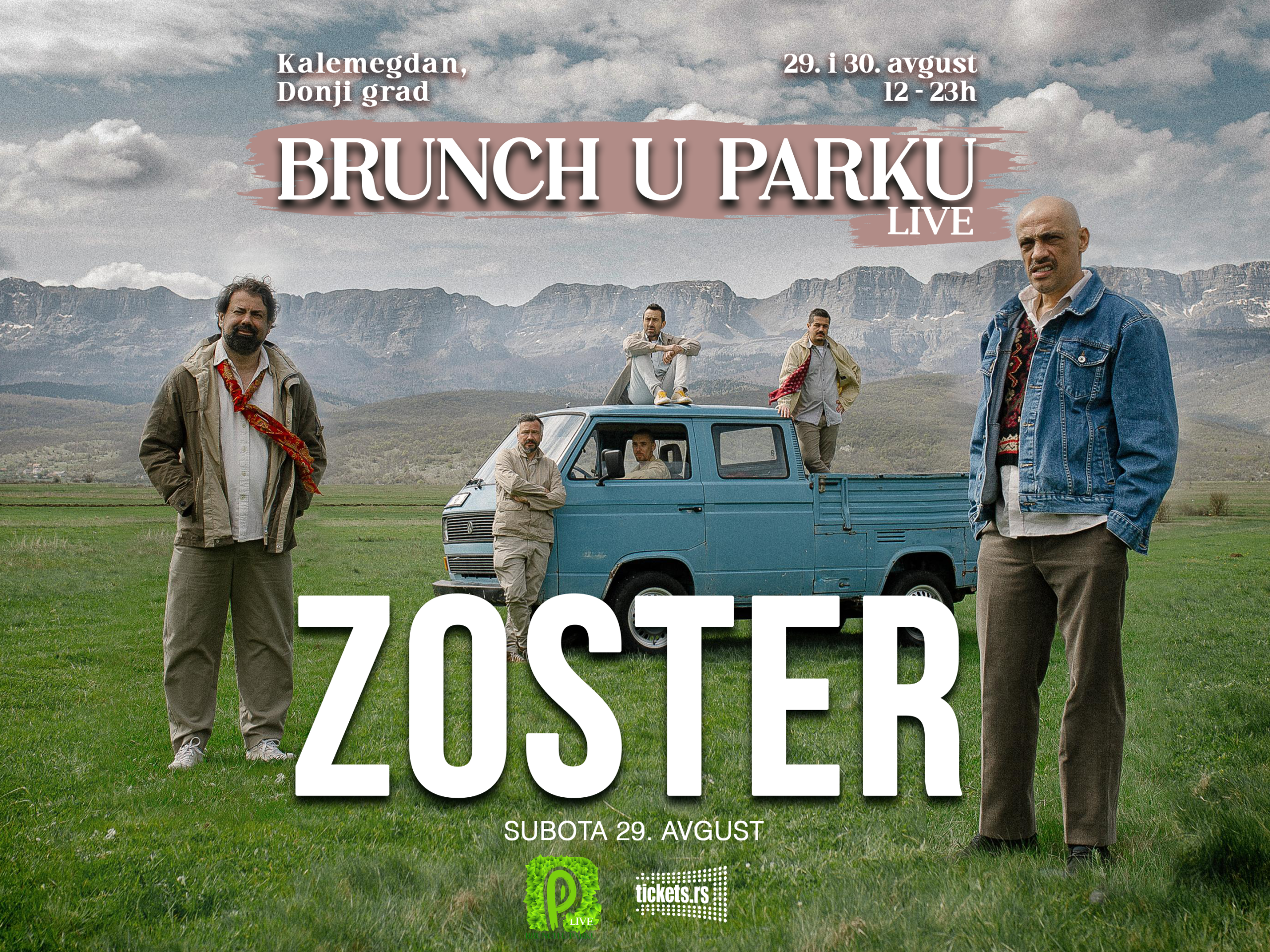 Mostar Sevdah Reunion i Zoster stižu na Brunch u parku 2 Mostar Sevdah Reunion i Zoster stižu na Brunch u parku 1