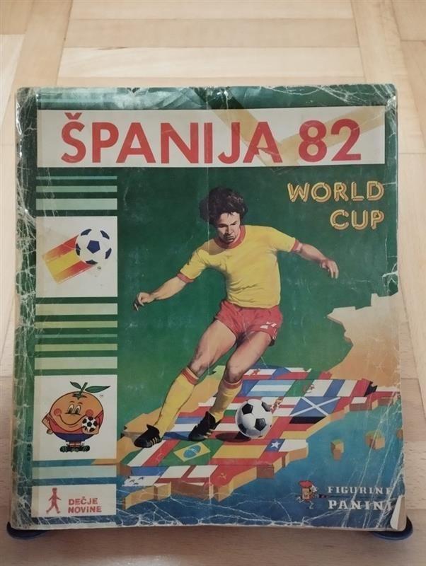 Sećanje na moj prvi Mundijal 4 album sa sličicama španija 1982, svetsko prvenstvo u španiji 1982