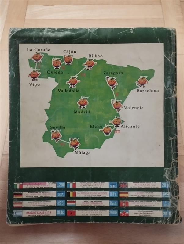 Sećanje na moj prvi Mundijal 5 album sa sličicama španija 1982, svetsko prvenstvo u španiji 1982