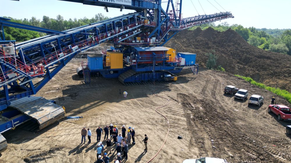 EPS: Počeo sa radom novi odlagač na kopu Radljevo 8