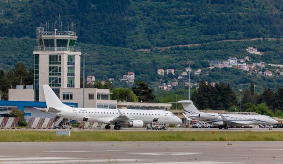 Tivat,,Montenegro,-,May,9,,2025:,Control,Tower,And,Runway