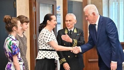 Tomislav Nikolić na prijemu u Ambasadi Rusije 8