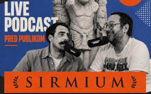Sirmijum, antička prestonica Rimskog carstva, tema live podkasta „Točak istorije“ na Art Front festivalu 11 art front festival