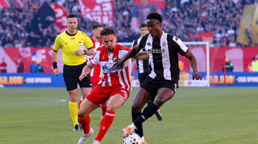 Strahinja Eraković i Demba Sek, Crvena zvezda - Partizan