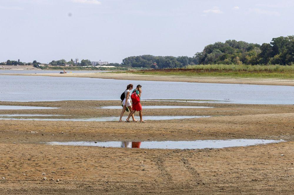 Dunav ponegde kao potok: Fotografije iz Srbije i regiona 15 dunav, nizak vodostaj dunava, dunav kod apatina