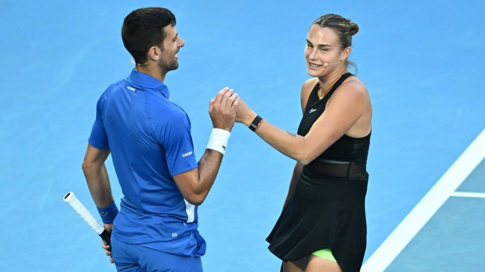 Arina Sabalenka i Novak Đoković