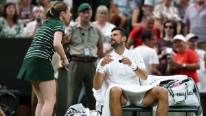 (VIDEO) „Postoji razlog što ga zovu Džoker“: Novak Đoković preplašio skupljačicu lopti