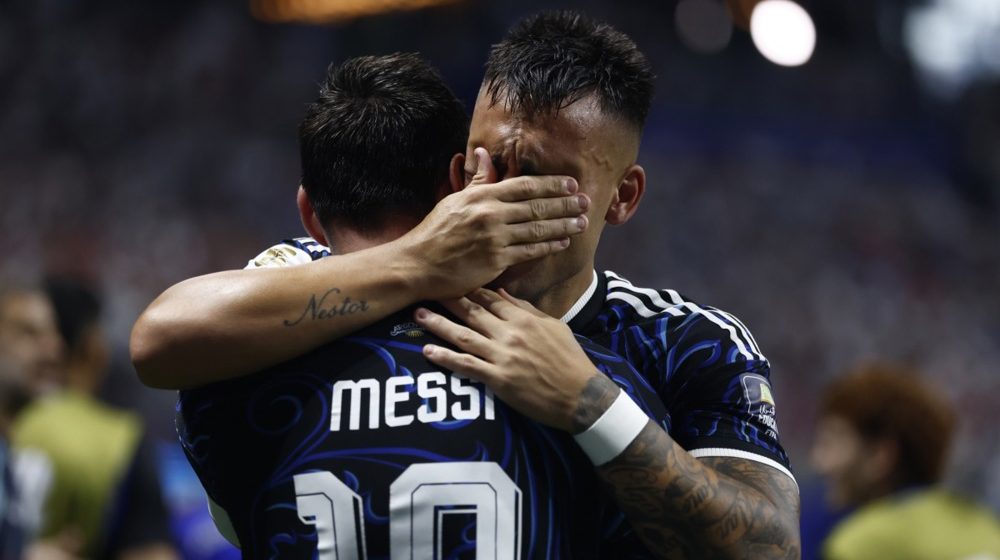 Lautaro Martinez i Lionel Mesi