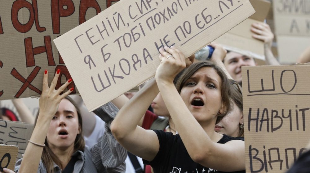 Novi protesti u Ukrajini: Demonstranti postavili Zelenskom rok do petka 7