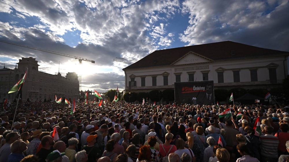 Protest Fidesa u Budimpešti