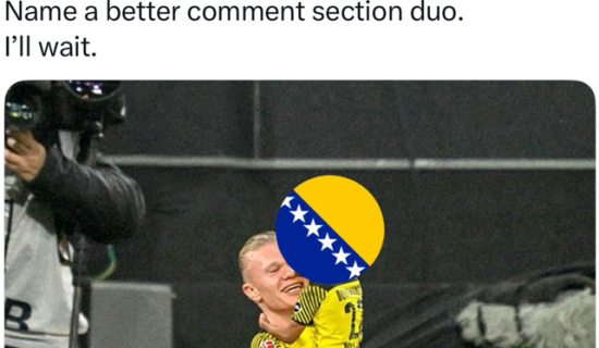 Erling Holand citirao Dubiozu kolektiv i osvojio Balkan: Prepucavanje sa stranicom “Bosnia” je hit interneta 9