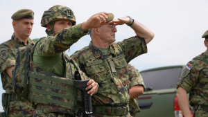 Mojsilović u patroli VS i KFOR-a duž administrativne linije 1 Mojsilović u patroli VS i KFOR-a duž administrativne linije 1