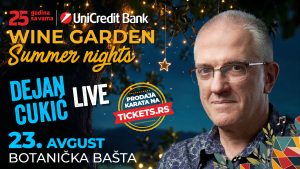 Zoe Kida i Dejan Cukić nastupaju na manifestaciji Wine Garden Summer Nights