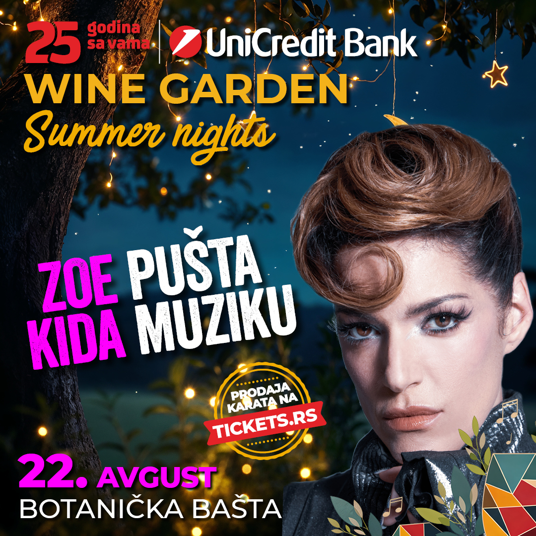 Zoe Kida i Dejan Cukić nastupaju na manifestaciji Wine Garden Summer Nights 2 Zoe Kida i Dejan Cukić nastupaju na manifestaciji Wine Garden Summer Nights 1