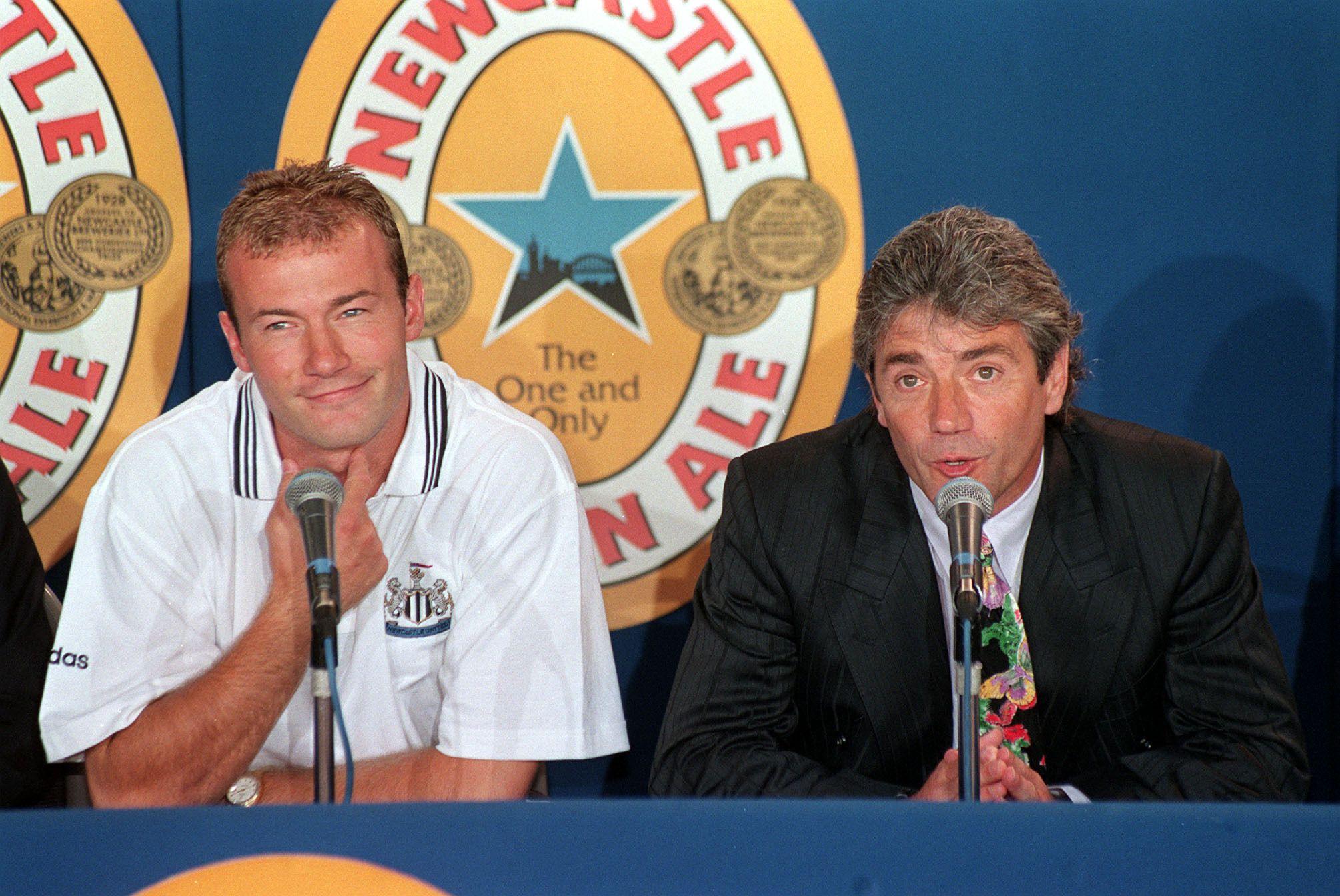 Preminuo Kevin Kigen, engleska fudbalska legenda 5 Alan Širer i Kevin Kigen u Njukaslu 1996.