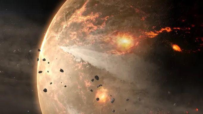 Šećer iz malina pronađen u međuzvezdanom svemiru 4 slika stena koje lete oko velike užarene planete