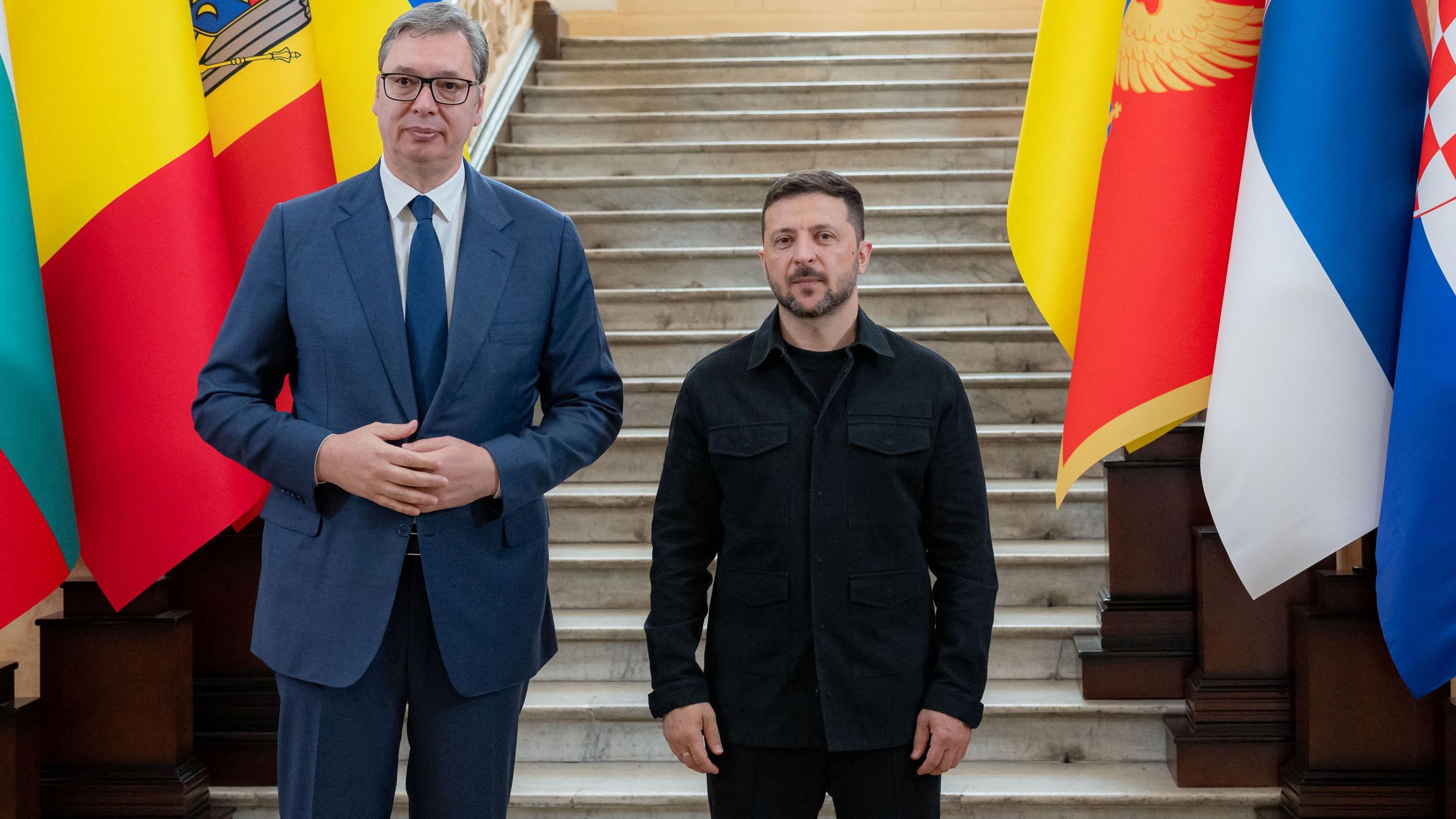 Srbija nije potpisala Kijevsku deklaraciju, Vučić u Ukrajini prvi put od početka ruske invazije 8 Vučić i Zelenski u Moldaviji, u junu 2023.