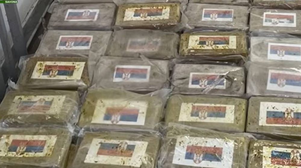 paketi kokaina sa zastavom Srbije