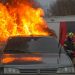 Na autoputu "Miloš Veliki" između Gornjeg Milanovca i Ljiga zapalio se automobil 1