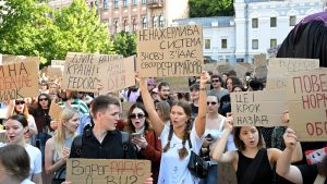 U Kijevu su drugi dan zaredom organizovani protesti protiv Zelenskog: Zašto? 6 protest u Kijevu