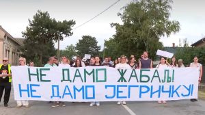 Protest u Žablju zbog najavljene fabrike guma na 800 metara od prvih kuća