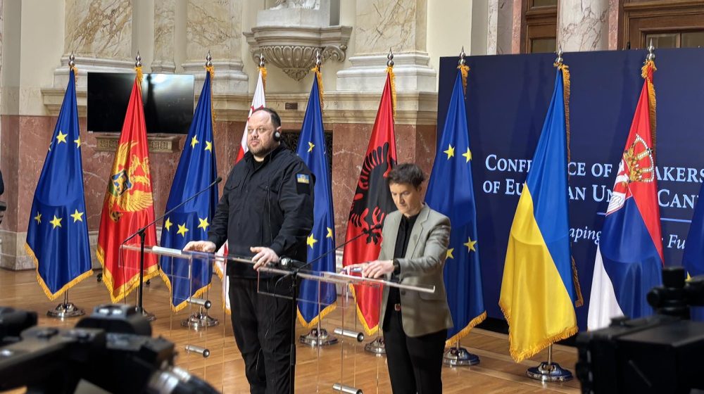 Stefančuk i Brnabić nakon konferencije u Beogradu: Pozvaćemo Oebs, EP i Savet Evrope da učestvuju 1