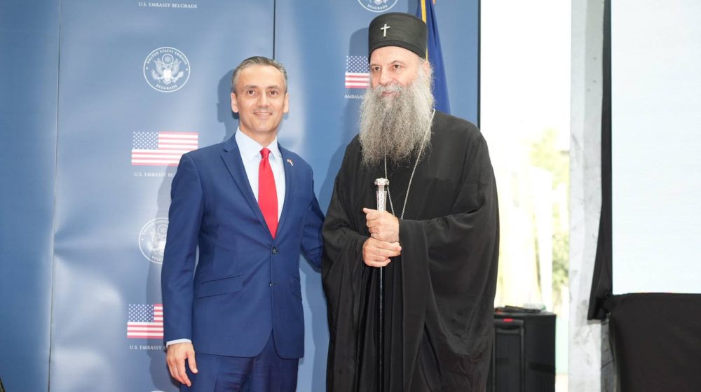 Patrijarh Porfirije sastao se sa savetnikom Donalda Trampa za duhovna pitanja 8
