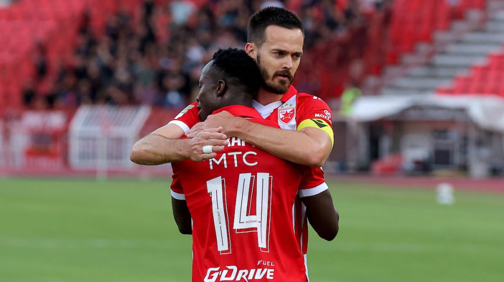 Crvena zvezda, Mirko Ivanić i Osman Bukari